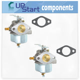 2-Pack 632334A Carburetor Replacement for Tecumseh HM80-155312P 4 Cycle Horizontal Engine - Compatible with 640084B Carburetor