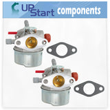 2-Pack 640350 Carburetor Replacement for Toro 20012 (230000001-230999999)(2003) Lawn Mower - Compatible with 640303 640271 Carburetor
