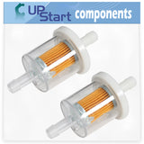 2-Pack 691035 Fuel Filter Replacement for Cub Cadet LT1018 (13AL11CG710, 13AB11CG712, 13AB11CG710, 13AX11) Tractor - Compatible with 493629 Fuel Filter 40 Micron