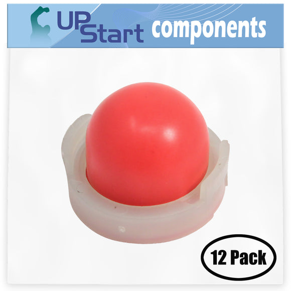 12-Pack 694394 Primer Bulb Replacement for Briggs & Stratton 10A902-0506-01 Engine - Compatible with 494408 Primer Bulb