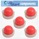 5-Pack 694394 Primer Bulb Replacement for Briggs & Stratton 095902-0132-99 - Compatible with 494408 Primer Bulb