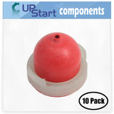 10-Pack 694395 Primer Bulb Replacement for Briggs & Stratton 100802-0007-H7 - Compatible with 496115 Primer Bulb
