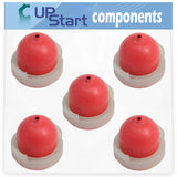 5-Pack 694395 Primer Bulb Replacement for Briggs & Stratton 126M07-0213-F4 Engine - Compatible with 496115 Primer Bulb