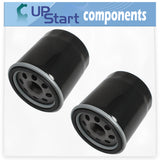 2-Pack AM107423 Oil Filter Replacement for Cub Cadet G1752 (55AE224T150) Wam Wide Area Mower - Compatible with 49065-2071 49065-7010 Oil Filter