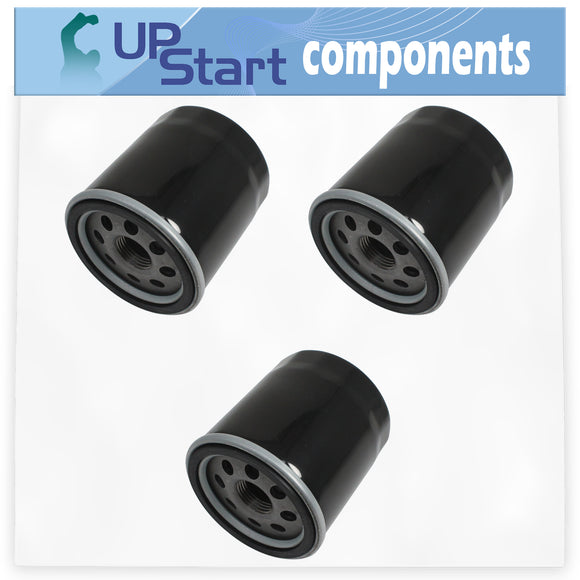 3-Pack AM107423 Oil Filter Replacement for Kawasaki FX801V AS04 4 Stroke Engine - Compatible with 49065-2071 49065-7010 Oil Filter
