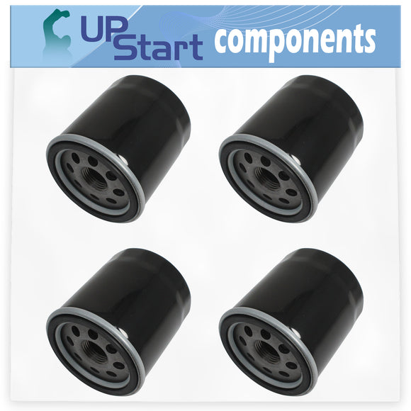 4-Pack AM107423 Oil Filter Replacement for Kawasaki FX850V AS07 4 Stroke Engine - Compatible with 49065-2071 49065-7010 Oil Filter