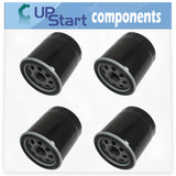 4-Pack AM107423 Oil Filter Replacement for Kawasaki FX850V AS07 4 Stroke Engine - Compatible with 49065-2071 49065-7010 Oil Filter
