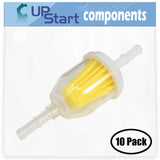 10-Pack AM116304 Fuel Filter Replacement for Toro NN10213 - Compatible with GY20709 Fuel Filter