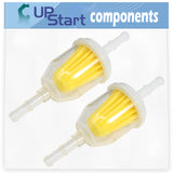 2-Pack AM116304 Fuel Filter Replacement for Toro CODE136E (136E280000001-136E280999999) Rzt420h Riding Mower, 2008 - Compatible with GY20709 Fuel Filter