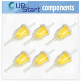6-Pack AM116304 Fuel Filter Replacement for MTD 17AE2ACG196 (2009) 17-Z-Series - Compatible with GY20709 Fuel Filter