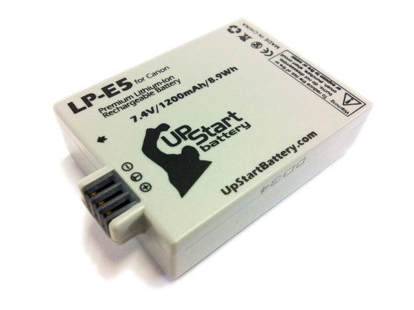 Canon Rebel Xsi Battery and Charger with Car Plug and EU Adapter