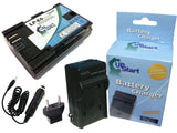 Canon Kiss X4 Battery and Charger with Car Plug and EU Adapter