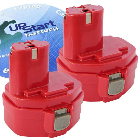 2-Pack Makita 1422 Battery (1300mAh, NICD, 14.4V)