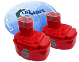 2-Pack Makita 4334DWD Battery (3300mAh, NI-MH, 18V)