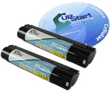 2-Pack Makita 6019DW Battery (1300mAh, NICD, 7.2V)
