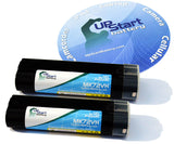 2-Pack Makita DA302DW Battery (2100mAh, NI-MH, 7.2V)