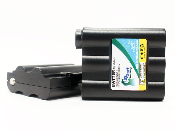 2x Pack - Midland GXT-500VP1 Battery