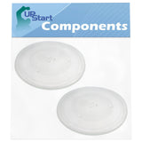 2-Pack 5304464116 Microwave Glass Turntable Plate