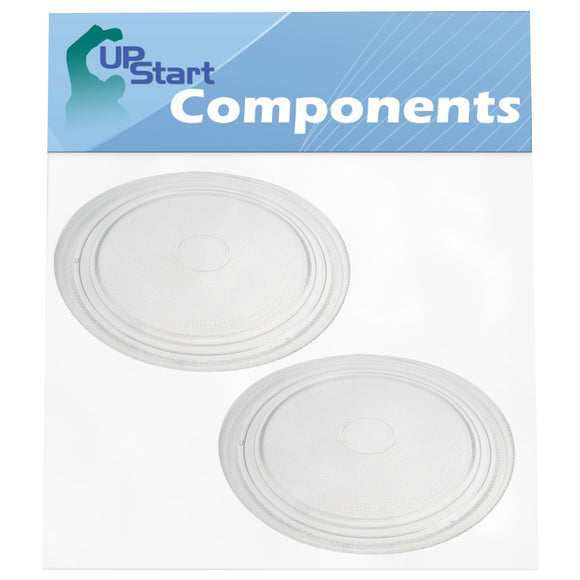 2 Pack NTNT-A034WRE Microwave Glass Turntable Plate