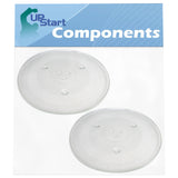 2-Pack P34 Microwave Glass Turntable Plate