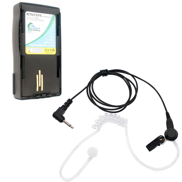 Motorola VISAR Battery & Listen Only FBI Listen Only Earpiece Replacement