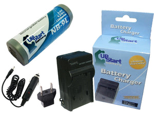 Canon IXUS 1000 HS Battery and Charger with Car Plug and EU Adapter