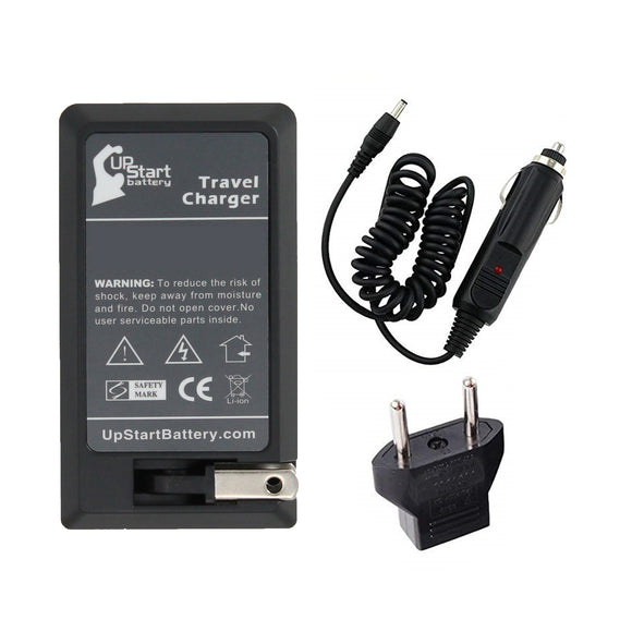 NP-FZ100 Charger + Car Plug + EU Adapter Replacement for Sony Alpha 9R Digital Camera