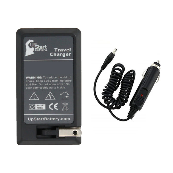 NP-FZ100 Charger + Car Plug Replacement for Sony A9R Digital Camera