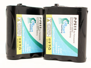 2x Pack - Panasonic P-P511 Battery