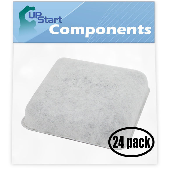 Premium Charcoal Water Filter Replacement For Petmate Replendish & Mason – 24 Pack