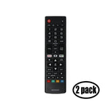 2 Pack Replacement LG AKB75095307 TV Remote Control for LG 32LJ550B Television