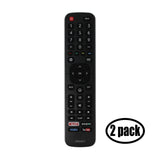 2 Pack Replacement Hisense EN2A27 TV Remote Control for Hisense 55H6SG Television