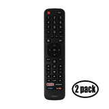2 Pack Replacement Hisense EN2A27 TV Remote Control for Hisense 65H10B Television