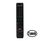 2 Pack Replacement Sharp GA890WJSA Receiver Remote Control for Sharp DISH921 Television