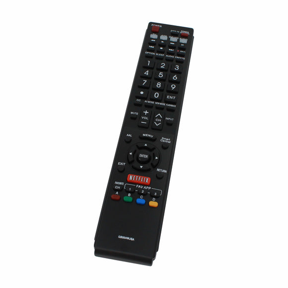 Replacement for Sharp GB004WJSA TV Remote Control - Works with Sharp LC 70LE650U, LC 60LE650U, LC 60LE640U, LC 90LE657U, LC 80LE650U, LC 70LE640U, LC 52LE640U, LC 60C6400U, LC 70C6400U TVs