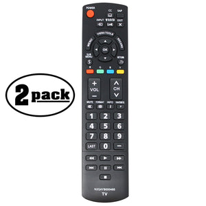2-Pack Replacement TC-L37D2 HDTV Remote Control for Panasonic TV