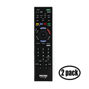 2 Pack Replacement Sony RM-YD102 TV Remote Control for Sony KDL-65W850A Television