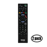 2 Pack Replacement Sony RM-YD102 TV Remote Control for Sony KDL-65W850A Television