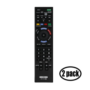 2 Pack Replacement Sony RM-YD103 TV Remote Control for Sony XBR65X800B Television