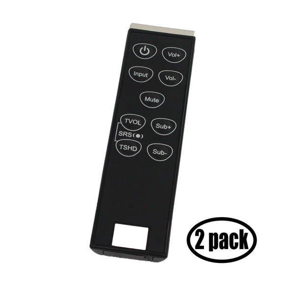 2 Pack Replacement for VIZIO VSB201 Soundbar Remote Works with VIZIO VSB202 Sound Bar
