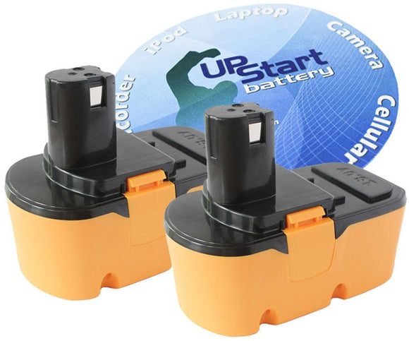 2-Pack Ryobi P300 Battery (1300mAh, NICD, 18V)