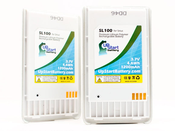2x Pack - Sirius Stiletto SL100 Battery