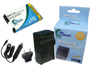 Samsung TL240 Battery and Charger with Car Plug and EU Adapter