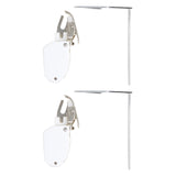 2-Pack Even Feed Walking Foot with Quilt Guide for Singer 7422 Advance Low Shank Sewing Machine