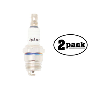 2-Pack Compatible Spark Plug for HOMELITE Blower VacAttack II, Yard Broom II
