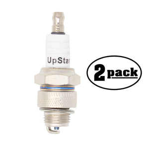 2-Pack Compatible Spark Plug for 2006 E-TON AMERICA Scooter Beamer Matrix, PN2C