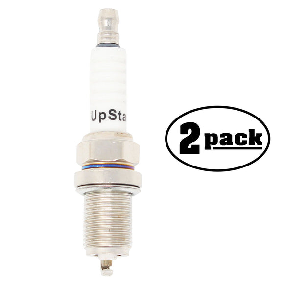 2-Pack Compatible Spark Plug for EARTHQUAKE Tiller 7055, 7155 with BRIGGS & STRATTON 6 hp Intek OHV