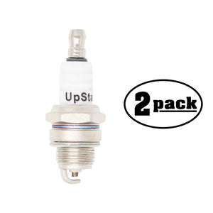 2-Pack Compatible Spark Plug for JONSERED Chain Saw 451E, 451EV, 452, 455, 510SP, 521EV, 525, 535, 535 Classic