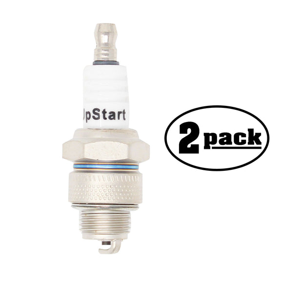 2-Pack Compatible Spark Plug for MASTERCRAFT Lawn Mower & Garden Tractor with Tecumseh Engines