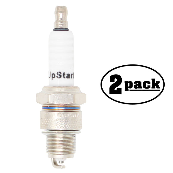 2-Pack Compatible Spark Plug for 1970-1972 SUZUKI Motorcycle TC90, TS90 90cc